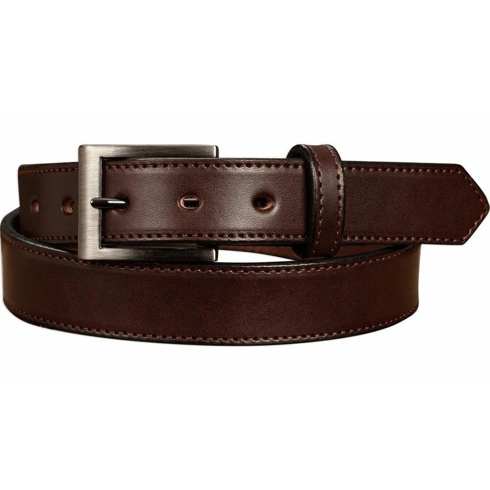 Bullhide Belts The Admiral Chocolate Brown Leather Belt Men's 48